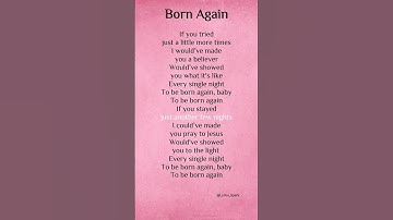 Thumbnail of LISA - Born Again (Lyrics) ft. Doja Cat & RAYE #lyrics #song #bornagain #shortsfeed