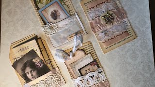 Craft with Me - Ribbon & Lace Pockets @JunkJournalTreasures