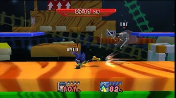 Wyld (Sonic) Vs. Marth Project M 3.6 - Netplay