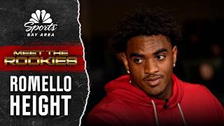 Romello Height reflects on NFL draft, previews working with 49ers' Kris Kocurek | NBC Sports BA