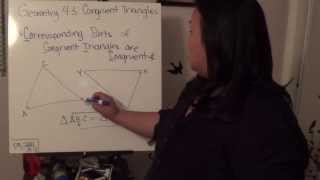 Geometry 4.3 - Congruent Triangles