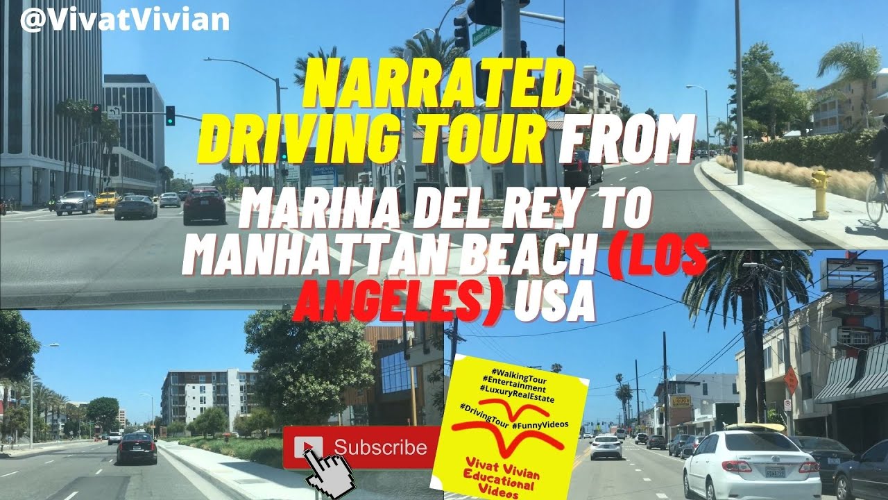 [4K] Marina del Rey to Manhattan Beach, California, USA Driving Tour