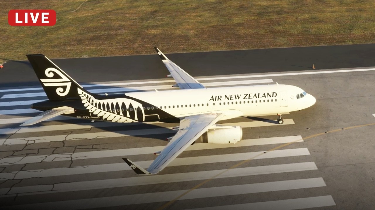 Air New Zealand Ops - Queenstown to Wellington ✈️ MSFS 2024 Live