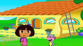 Dora climbs on the roof/grounded