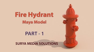 maya modeling fire hydrants part-1
