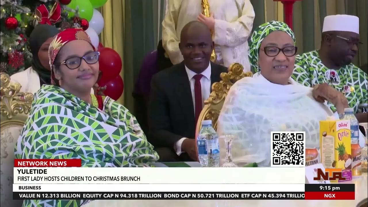 "First Lady Oluremi Tinubu Hosts Annual Children’s Christmas Brunch"