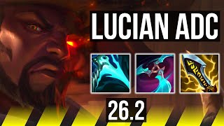 LUCIAN &amp; Thresh vs CAITLYN &amp; Lux (ADC) | KR Master | 26.2