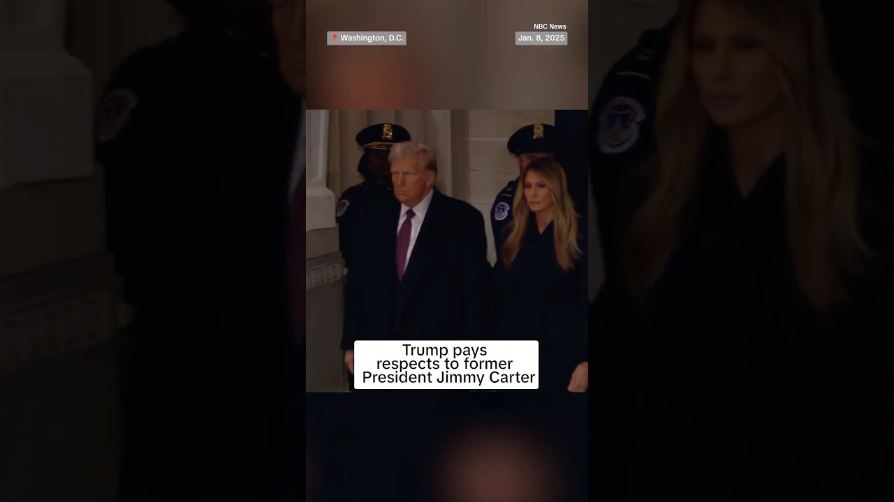 Trump pays respects to former President Jimmy Carter Trump pays respects to former President Jimmy Carter
