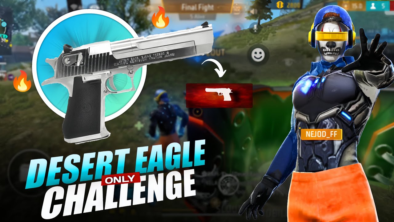 Only Desert-Eagle Challenge in BR Rank 🔥 Hardest Challenge Ever 🙏🏼