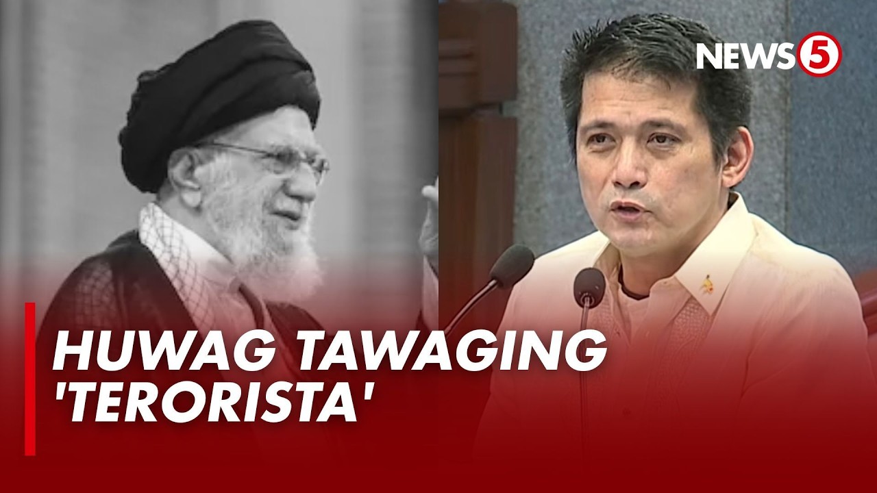 Sen. Robin Padilla, nanawagang huwag tawaging 'terorista' ang dating Iranian supreme leader
