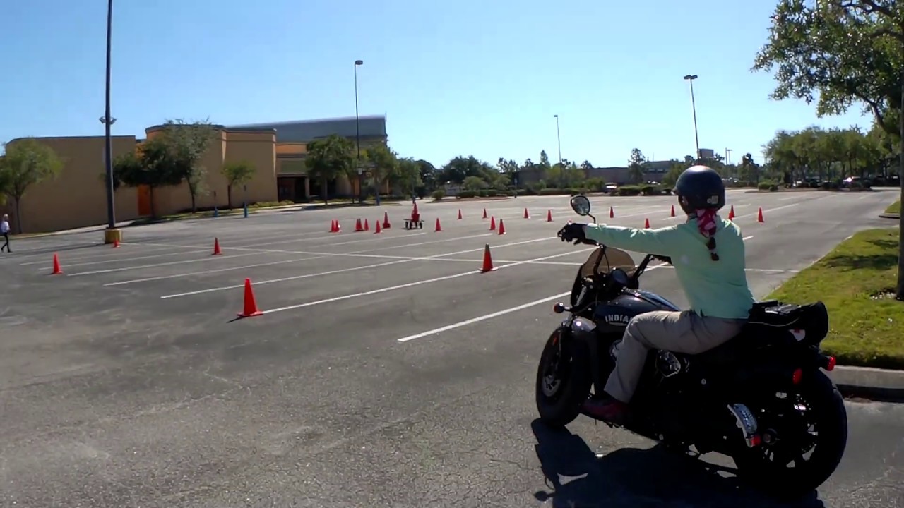This is what being afraid to lean your motorcycle looks like! YouTube