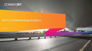 AI-Powered Analytics and Automation to Improve WiFi/Network Performance with Commscope