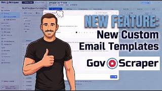 New GovScraper Feature - Custom Email Templates
