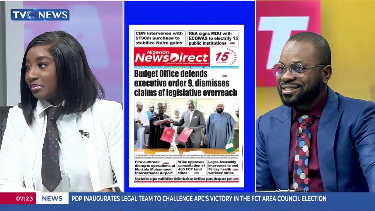 TVC Newspaper Review: State Police Can't Wait, Tinubu Tell Governors