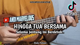 HINGGA TUA BERSAMA - RIZKY FEBIAN ( Lirik & Chord ) Cover Ukulele Senar 4 By Andi Marvelous