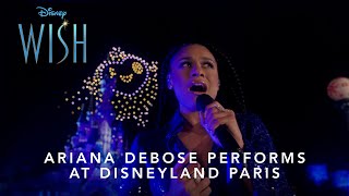 Wish | Ariana DeBose Performs 'This Wish' at Disneyland Paris