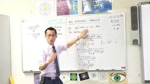 The Quadratic Formula (Derivation)