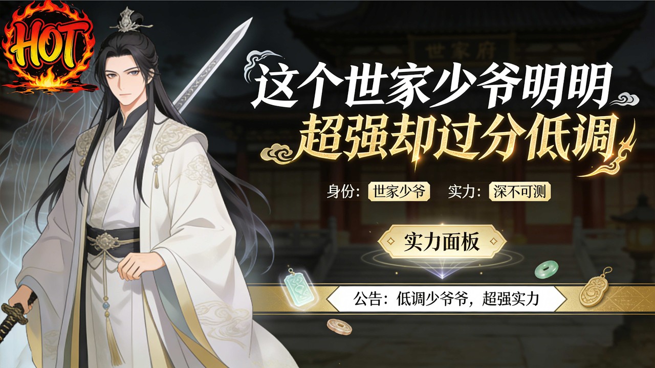 ✨【强推】《这个世家少爷明明超强却过分低调》1--55集顶级世家少爷江逸尘，遭挚爱与兄弟背叛，身死重生，绑定摆烂选择系统。选享乐，即获神级奖励与自动修炼#穿越 #末世 #异能 ##动态漫画# 漫野推文