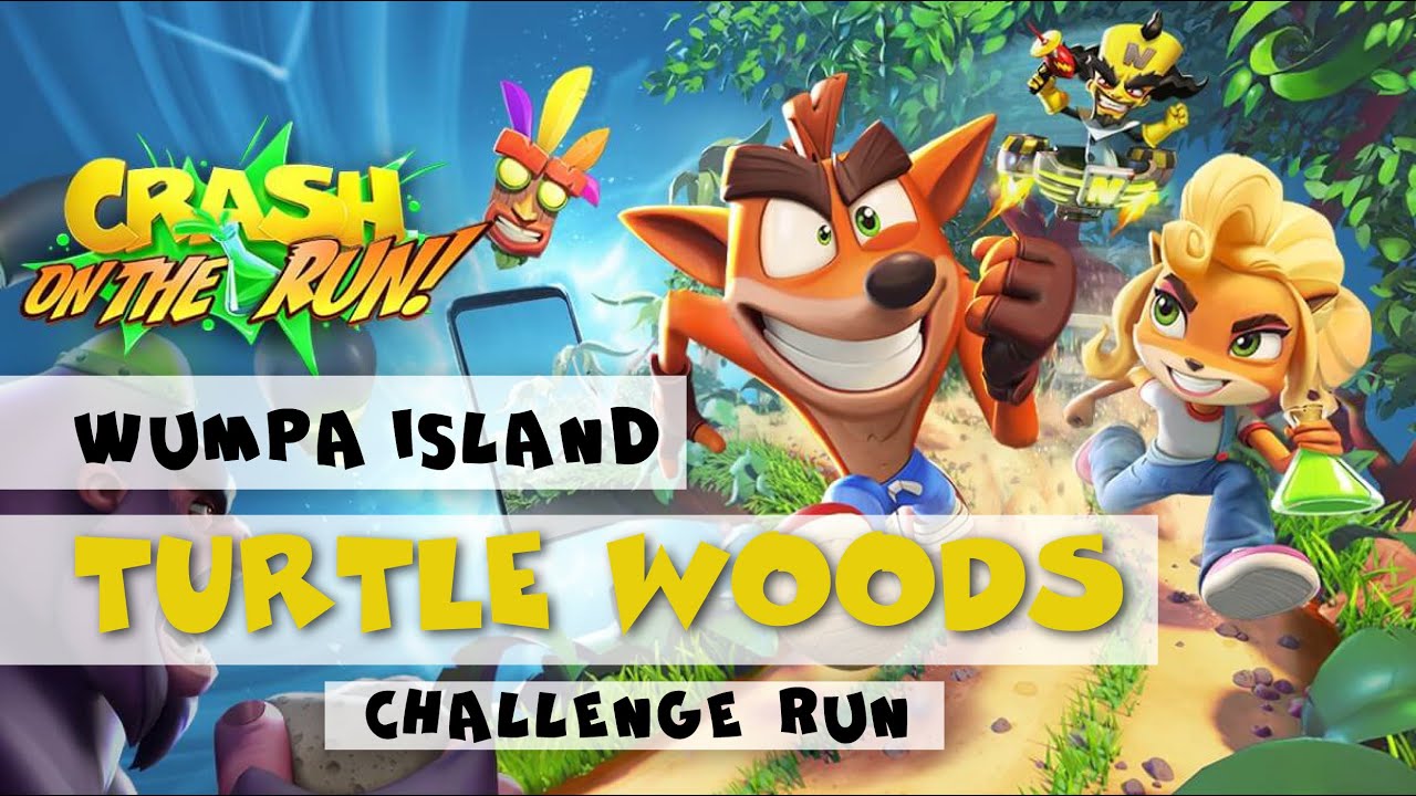 Crash Bandicoot On The Run Snow Go Challenge Run Jak Przejsc How To Get All The Chests Youtube
