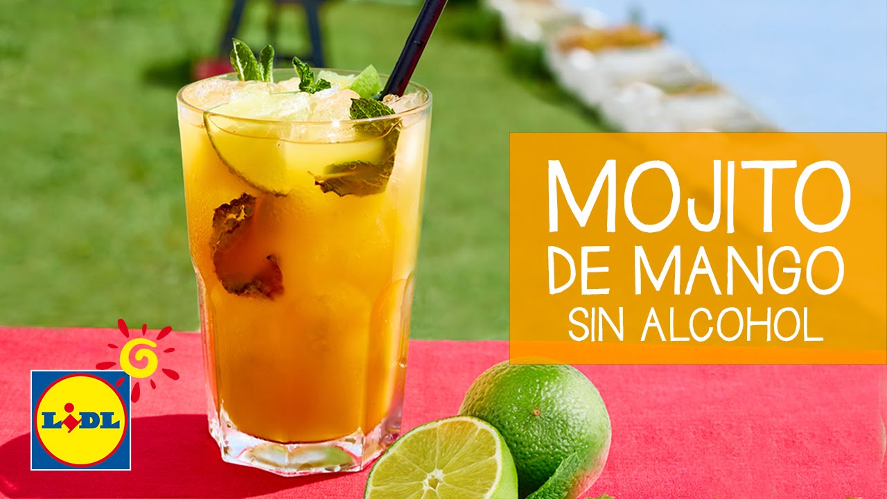 Mojito de Mango SIN ALCOHOL 🥭🍹 Recetas de Cócteles | Lidl España - YouTube