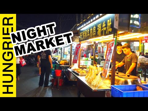 The Most Famous Night Market of Street Food in China Kaifeng City