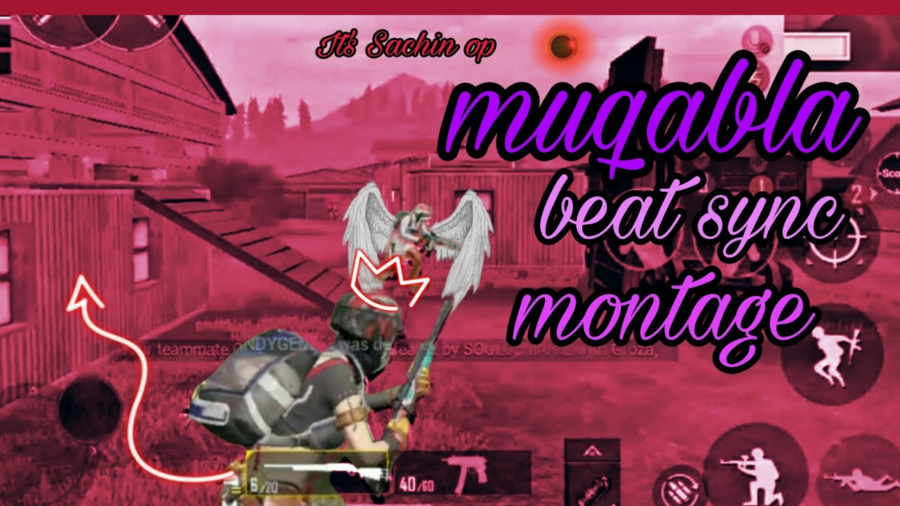 Muqabla beat sync montage /BGMI //it's Sachin op