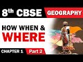 How When &amp; Where | 8th Std | Geography | CBSE Board | Home Revise