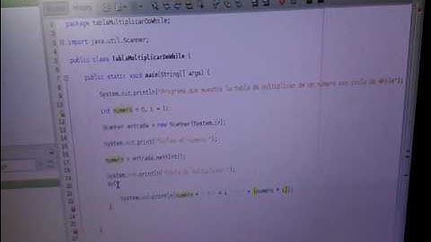 Tabla Multiplicar con Do While en Java con Netbeans