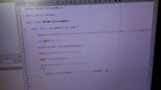 Tabla Multiplicar con Do While en Java con Netbeans