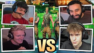 Tfue & Ronaldo vs Clix & Zemie In Fortnite OG!