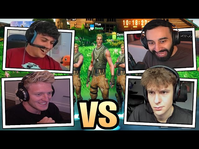 Tfue & Ronaldo vs Clix & Zemie In Fortnite OG! class=