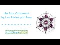 Free Project! Ma Star Ornament by Les Perles par Puca