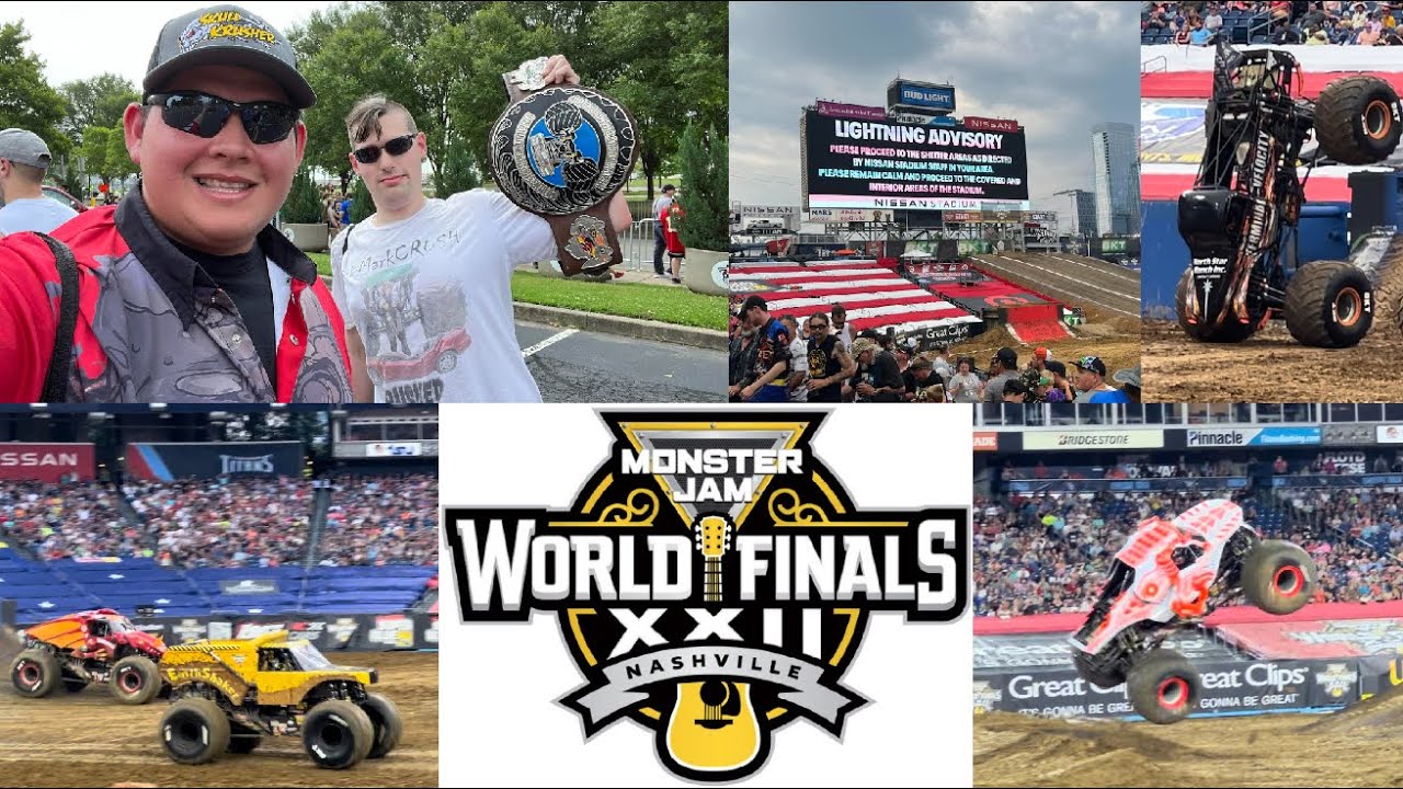 Monster Jam World Finals 22 Nashville, TN July 1, 2023 Vlog and Full Show