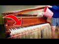 Entire piano filled with water sounds UNREAL