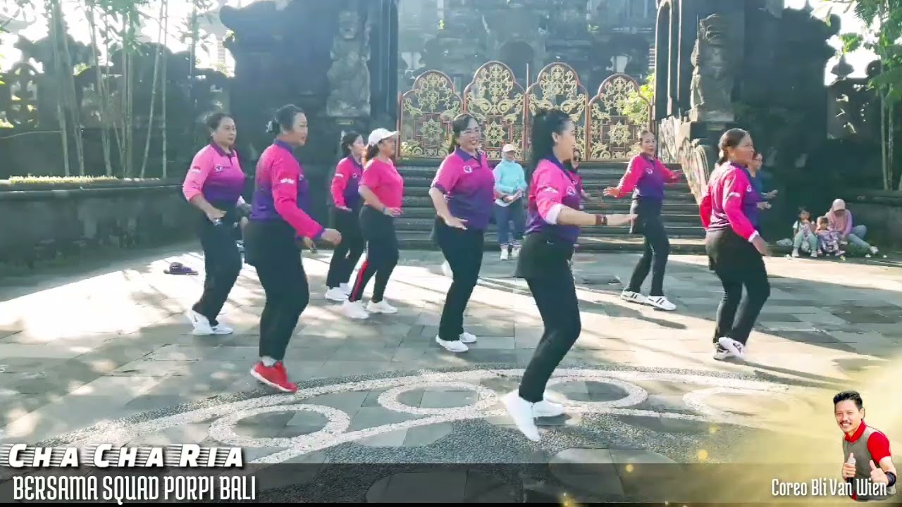Cha Cha Ria - Coreo By Bli Van Wien || Rike Yukenie & SQUAD PORPI BALI