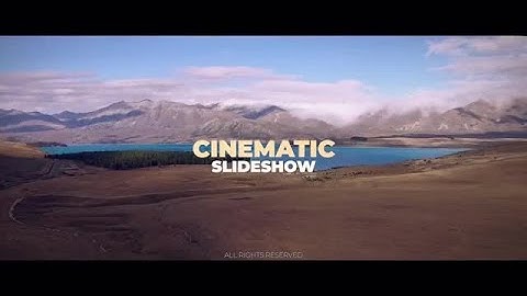 Cinematic Slideshow Premiere Pro Templates