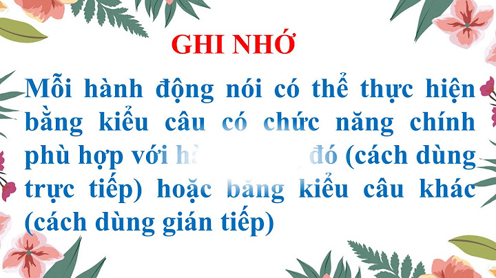 Ngữ văn 8 tập 2 hành động nói tiếp theo năm 2024