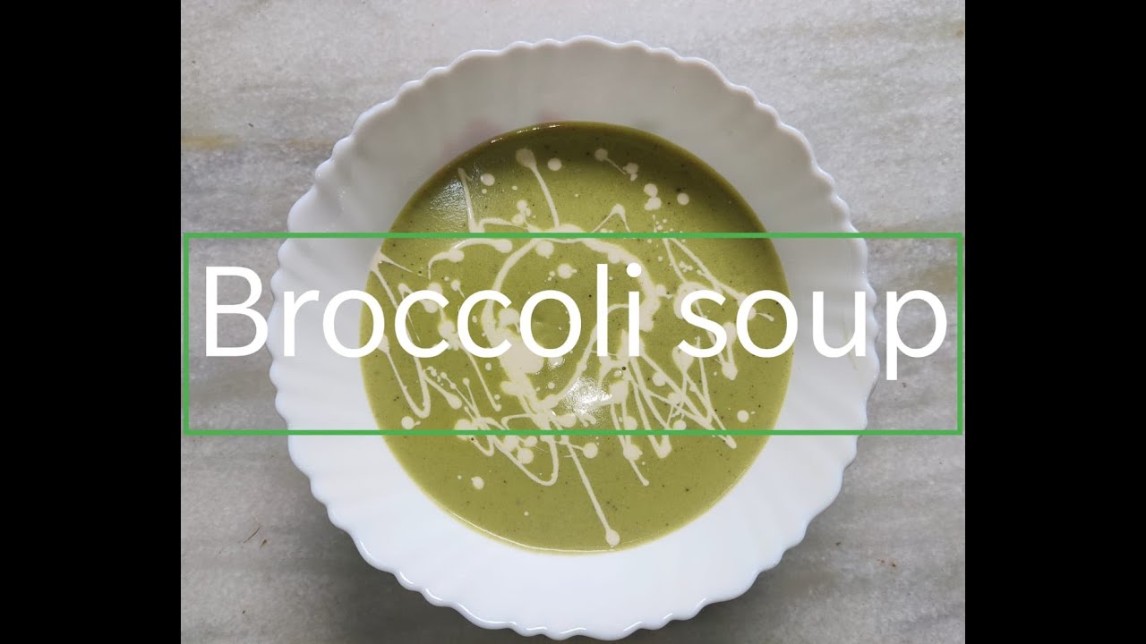 Broccoli creamy soup/broccoli keto soup
