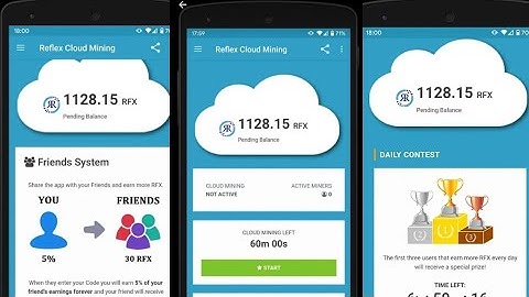 Reflex Cloud Mining ☁️ - Start mining Easy access to the cryptocurrency world for everyone