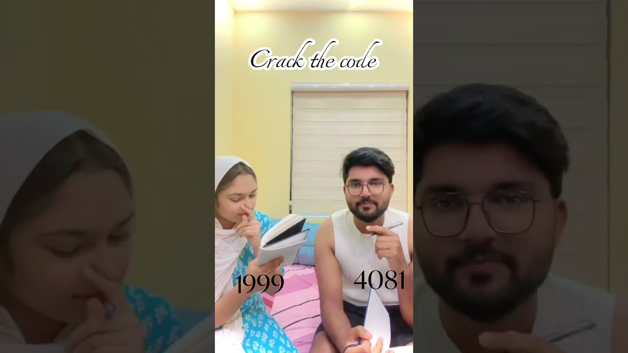 Crack The Code 🔐 Couple Challenge | Can We Decode Each Other’s Secret number? 😳
