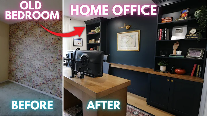 DIY Home Office Build - Bedroom to Office thumbnail