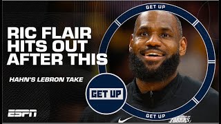 🚨 WOOOO! 🚨 Ric Flair CALLS OUT Alan Hahn over a LeBron James take?! | Get Up