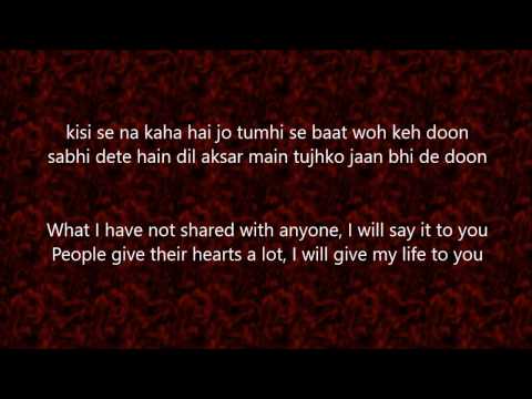 Tashan-e-ishq Song - Lyrics and Translation