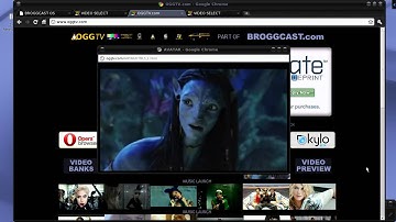 Google Chrome 12 Linux HTML5 Television (WebM + OGG)