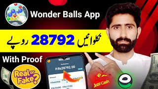 Wonder Balls App Withdrawal = Online Earning in Pakistan = New Earning App 2024 Easypaisa Withdrawal screenshot 2