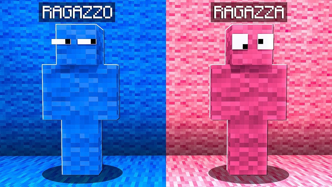 MASCHI CONTRO FEMMINE NASCONDINO CHALLENGE - MINECRAFT