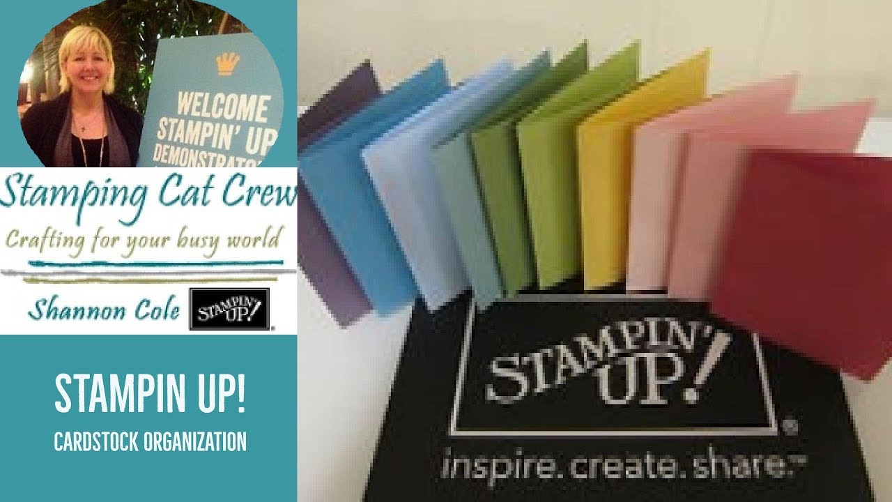 My Craft Room Organization Pt 2 Cardstock & paper bits YouTube