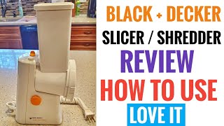 Black & Decker Handy Slice n Shred Slicer Shredder REVIEW & How To Use RETRO LOOK
