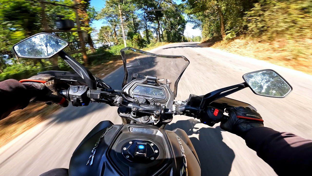 Dominar 400 POV |  RAW Exhaust Sound | 4K