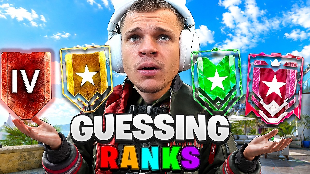 ABSURD GUESSING RANKS (Rainbow Six Siege)